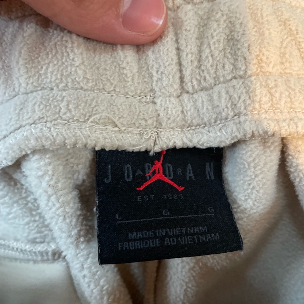 Cream Jordan Nike Pants View 2